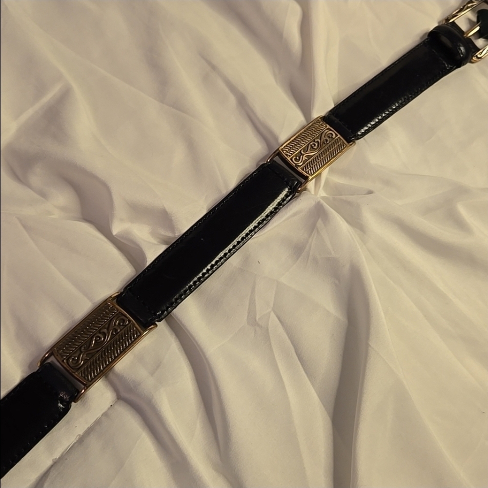 Fossil Leather Belt Vintage 1997 - Picture 7 of 16